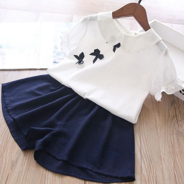clothing sets 2021 summer girls wholesale kids 2 pcs outfits bow t shirts and shorts children clothes, White
clothing sets 2021 summer girls wholesale kids 2 pcs outfits bow t shirts and shorts children clothes, White