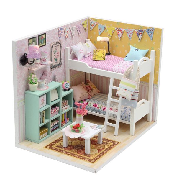 Wooden Doll house Casa 3D Miniature Diy Dollhouse Furniture For Dolls Wood Model Building Toys For Kits Children Drop Shi
Wooden Doll house Casa 3D Miniature Diy Dollhouse Furniture For Dolls Wood Model Building Toys For Kits Children Drop Shi