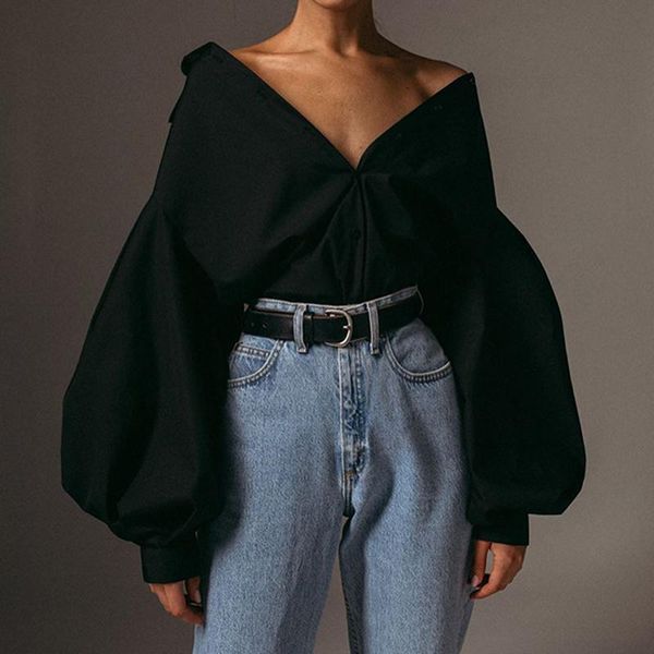 women's blouses & shirts vintage single-breasted white clothes lantern sleeve ladies blouse plus size black casual
women's blouses & shirts vintage single-breasted white clothes lantern sleeve ladies blouse plus size black casual