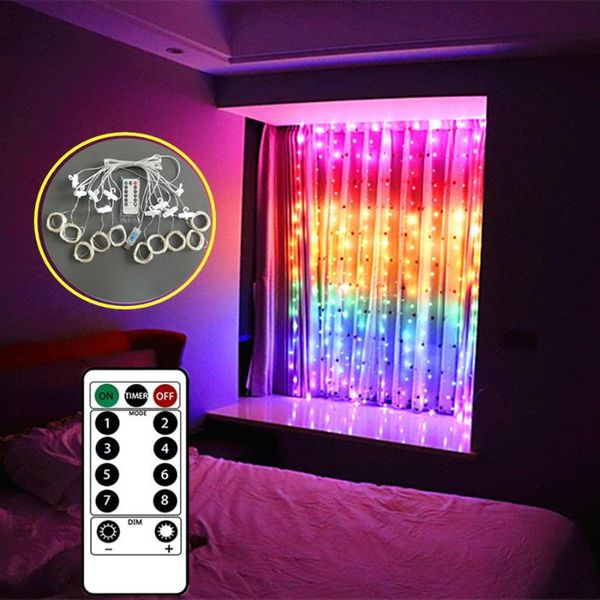 strings 3x3m led fairy curtain light remote control usb garland string lights for home bedroom window holiday decoration hook up design
strings 3x3m led fairy curtain light remote control usb garland string lights for home bedroom window holiday decoration hook up design
