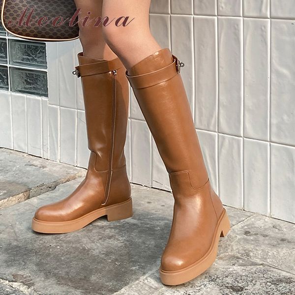 meotina wool ful knee high boots women shoes real leather platform mid heel riding boots buckle zipper thick heels long boots 210520, Black
meotina wool ful knee high boots women shoes real leather platform mid heel riding boots buckle zipper thick heels long boots 210520, Black