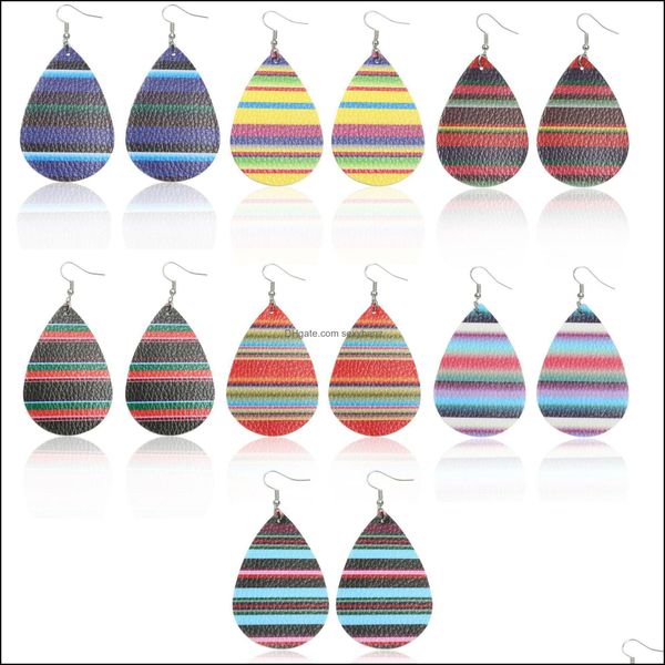 dangle & chandelier earrings jewelry 1297 fashion pu leather rainbow striped drop delivery 2021 v7yn5, Silver
dangle & chandelier earrings jewelry 1297 fashion pu leather rainbow striped drop delivery 2021 v7yn5, Silver