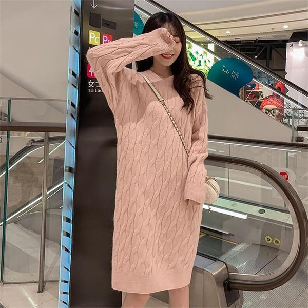 women's sweaters sweater skirt female 2021 autumn and winter twist sleeves over the knee long solid color long-sleeved loose knit dress, White;black
women's sweaters sweater skirt female 2021 autumn and winter twist sleeves over the knee long solid color long-sleeved loose knit dress, White;black