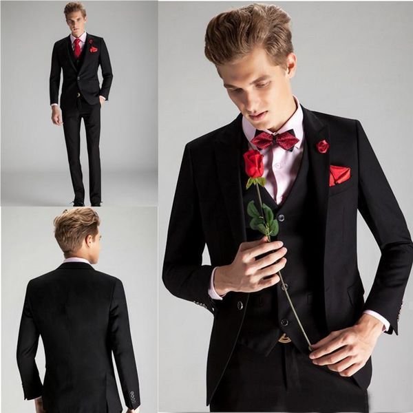 men's suits & blazers black one button groom men bespoke formal fashion wedding slim fit blazer(jacket+pant+vest+handkerchiefs+bowtie), White;black
men's suits & blazers black one button groom men bespoke formal fashion wedding slim fit blazer(jacket+pant+vest+handkerchiefs+bowtie), White;black