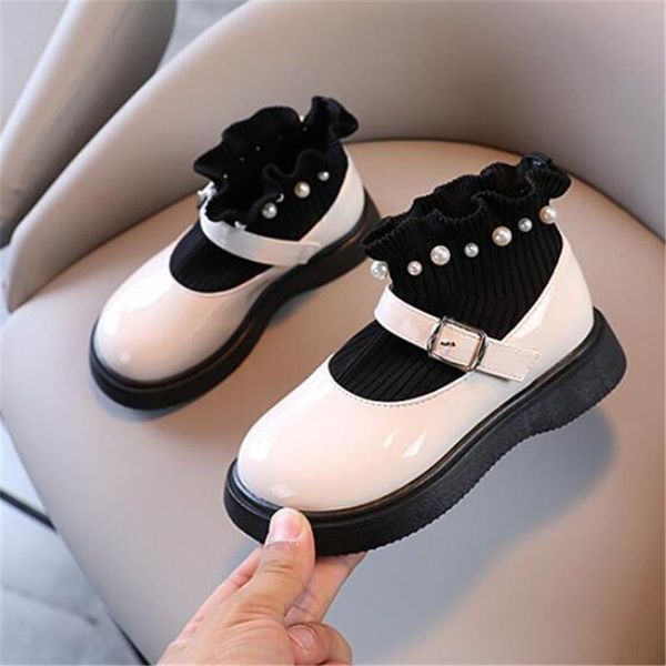 flat shoes girls autumn cute sweet pearl warm socks boots girl soft bottom non-slip toddler leather princess single 21-30, Black;grey
flat shoes girls autumn cute sweet pearl warm socks boots girl soft bottom non-slip toddler leather princess single 21-30, Black;grey