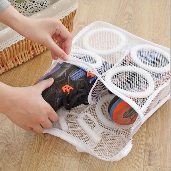 laundry bags zipper mesh bag household washing machine footwear dirty clothes storage basket
laundry bags zipper mesh bag household washing machine footwear dirty clothes storage basket