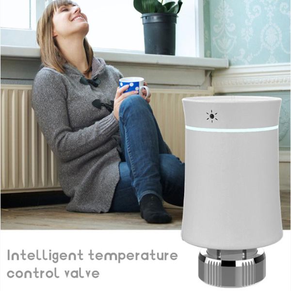 smart home control tuya zigbee trv thermostatic valve led display screen intelligent life temperature controller constant radiator thermosta
smart home control tuya zigbee trv thermostatic valve led display screen intelligent life temperature controller constant radiator thermosta