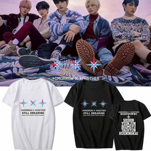 dreaming support t-shirt k- tomorrow x together short sleeve tshirt summer loose tee fans collection gift women's, White
dreaming support t-shirt k- tomorrow x together short sleeve tshirt summer loose tee fans collection gift women's, White