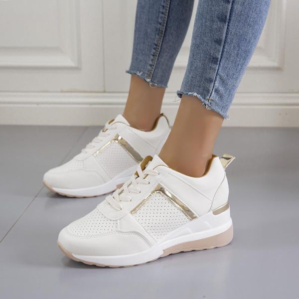 sandals women sneakers lace-up wedge sports shoes women's vulcanized casual platform ladies comfy females, Black
sandals women sneakers lace-up wedge sports shoes women's vulcanized casual platform ladies comfy females, Black