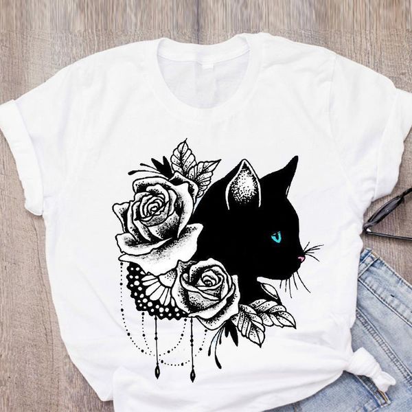 men cat flower pet cute mens t shirt short sleeve fashion printed summer lady tees female, White;black
men cat flower pet cute mens t shirt short sleeve fashion printed summer lady tees female, White;black
