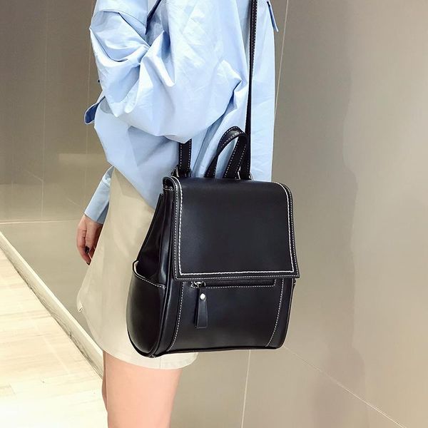 backpack style fashion woman 2021 leather backpacks female solid color small pu shoulder bags school bag for teenager girls
backpack style fashion woman 2021 leather backpacks female solid color small pu shoulder bags school bag for teenager girls