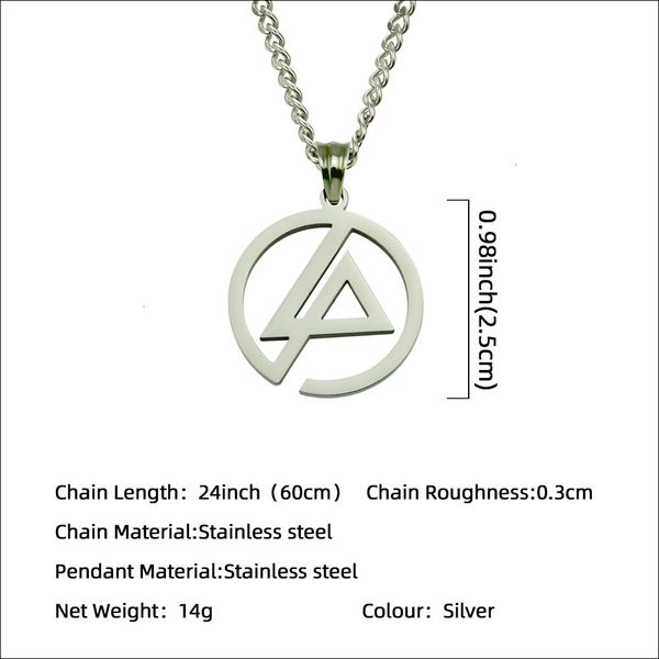 men for chains pendant hip hop amulet neck s band personality geometric male and female stainless steel necklace, Silver
men for chains pendant hip hop amulet neck s band personality geometric male and female stainless steel necklace, Silver