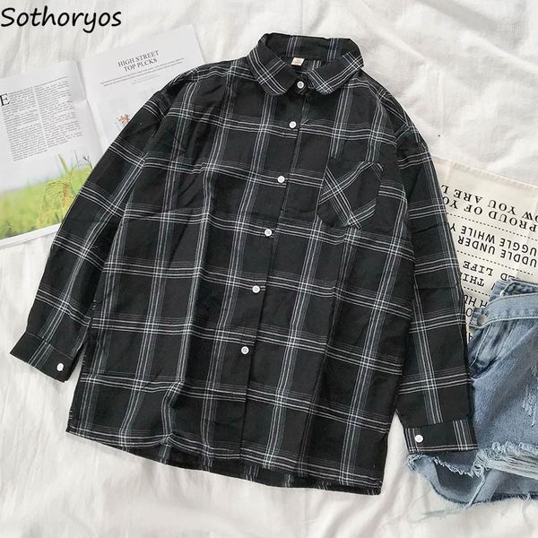 shirts women summer plaid long sleeve kawaii korean style loose ulzzang simple all-match trendy womens clothing chic casual thin women', White
shirts women summer plaid long sleeve kawaii korean style loose ulzzang simple all-match trendy womens clothing chic casual thin women', White