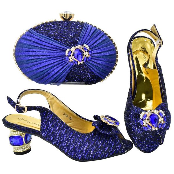 dress shoes fashion italian blue color with matching bags african high heel women and set for prom party, Black
dress shoes fashion italian blue color with matching bags african high heel women and set for prom party, Black