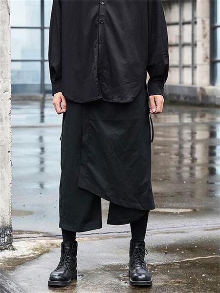 men's pants trouser skirt spring and autumn singer performance dress dark black loose lovers with large size nine wide leg
men's pants trouser skirt spring and autumn singer performance dress dark black loose lovers with large size nine wide leg