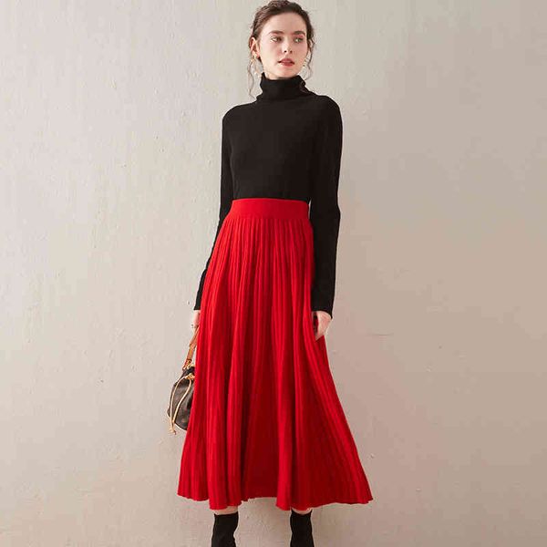 skirts autumn/winter hepburn black-mercerised vintage of wool knitted or crocheted with a versatile high-waisted skirt
skirts autumn/winter hepburn black-mercerised vintage of wool knitted or crocheted with a versatile high-waisted skirt