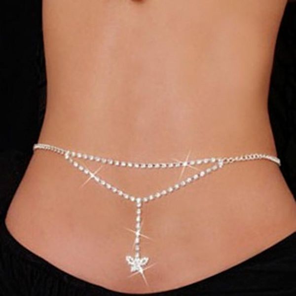 belts est crystal waist belly chain for women party simple cute butterfly bikini rhinestone body jewelry, Black;brown
belts est crystal waist belly chain for women party simple cute butterfly bikini rhinestone body jewelry, Black;brown