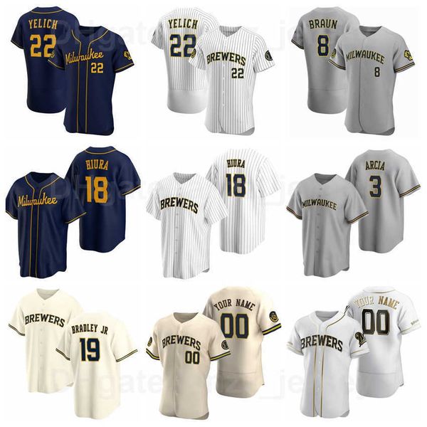 baseball 3 orlando arcia jersey 22 christian yelich 18 keston hiura 8 ryan braun 19 jackie bradley jr 13 mark mathias 16 kolten wong navy bl, Blue;black
baseball 3 orlando arcia jersey 22 christian yelich 18 keston hiura 8 ryan braun 19 jackie bradley jr 13 mark mathias 16 kolten wong navy bl, Blue;black