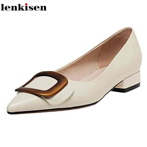 dress shoes lenkisen 2021 full grain leather metal fasteners soft cozy pointed toe slip on med heels office lady gentlewomen pumps l30, Black
dress shoes lenkisen 2021 full grain leather metal fasteners soft cozy pointed toe slip on med heels office lady gentlewomen pumps l30, Black