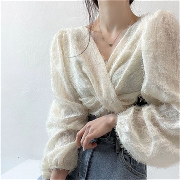 women's knits & tees retro loose spring v-neck tassel outwear femme chic all match office lady casual streetwear new blou, White
women's knits & tees retro loose spring v-neck tassel outwear femme chic all match office lady casual streetwear new blou, White
