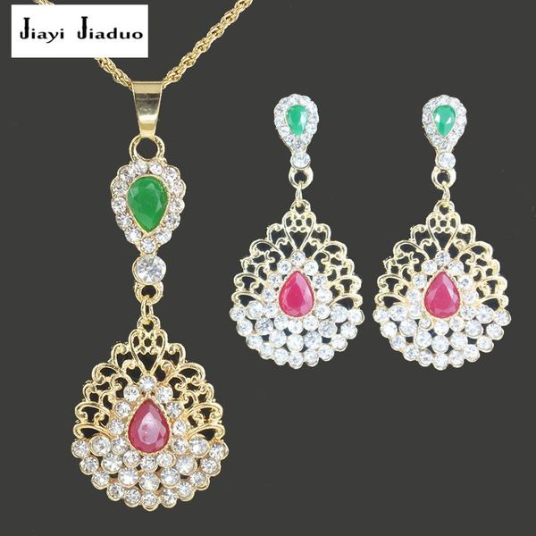 earrings & necklace jiayijiaduo women wedding jewelry set retro water droplets pendant necklaces, Silver
earrings & necklace jiayijiaduo women wedding jewelry set retro water droplets pendant necklaces, Silver