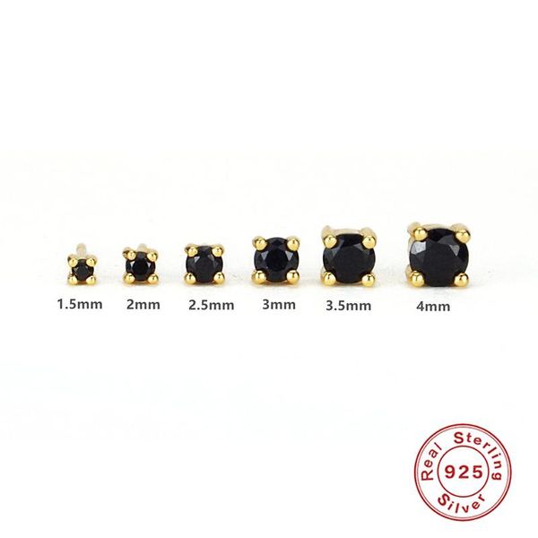 stud aide classic black crystal earrings for women multi-size piercing 6pcs wedding proposal 925 sterling silver fine jewelry, Golden;silver
stud aide classic black crystal earrings for women multi-size piercing 6pcs wedding proposal 925 sterling silver fine jewelry, Golden;silver