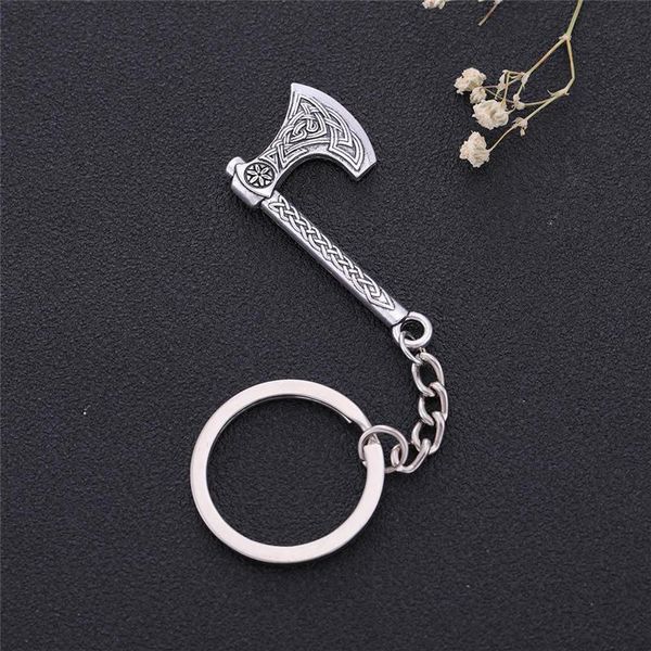 keychains high grade women men viking style key chain axe shape flower pattern and special rope knot provide drop, Silver
keychains high grade women men viking style key chain axe shape flower pattern and special rope knot provide drop, Silver
