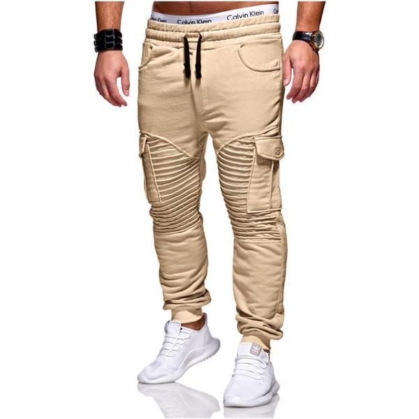men's pants men joggers sweat casual trousers apparel autumn winter pleated fitness many multi-pocket, Black
men's pants men joggers sweat casual trousers apparel autumn winter pleated fitness many multi-pocket, Black