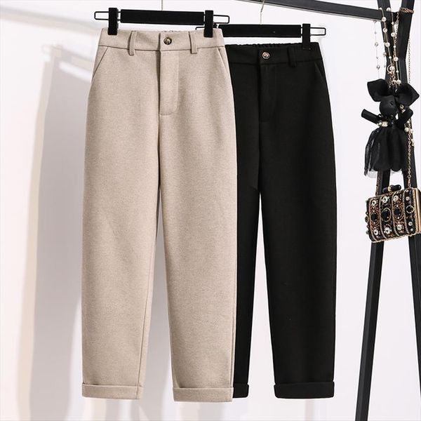 black cloth trousers women capri high waist plus large size boyfriend for womens clothing trouser oversize, Black;white
black cloth trousers women capri high waist plus large size boyfriend for womens clothing trouser oversize, Black;white