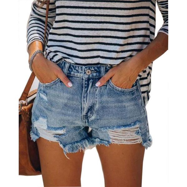 women's jeans 2021 women casual ripped shorts fashion summer denim tassel streetwear beach ladies pants, Blue
women's jeans 2021 women casual ripped shorts fashion summer denim tassel streetwear beach ladies pants, Blue