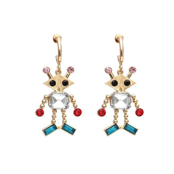 dangle & chandelier fashion creativity metal robot hanging earrings design crystal drop vintage punk women jewelry, Silver
dangle & chandelier fashion creativity metal robot hanging earrings design crystal drop vintage punk women jewelry, Silver