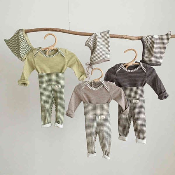 spring new baby clothes set kids boys and girls stripe pajamas set long sleeve high waist leggings outfits clothes 210413, White
spring new baby clothes set kids boys and girls stripe pajamas set long sleeve high waist leggings outfits clothes 210413, White