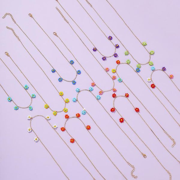 chokers lovoacc creative multicolour small beaded floral pendant necklace for women ladies metallic thin chain jewelry, Golden;silver
chokers lovoacc creative multicolour small beaded floral pendant necklace for women ladies metallic thin chain jewelry, Golden;silver