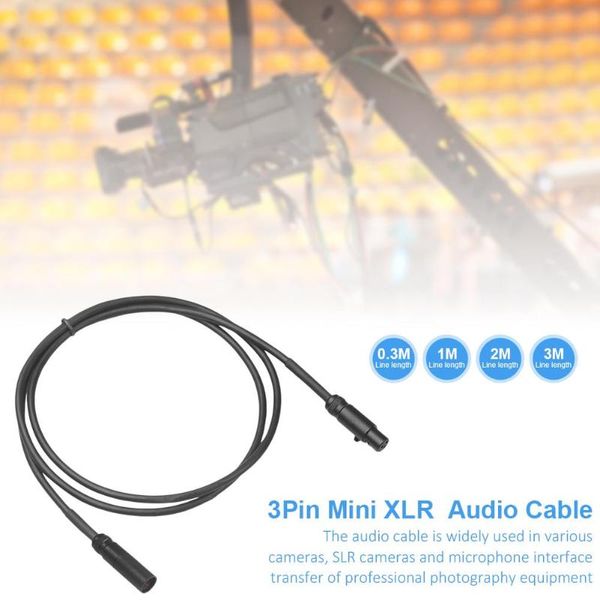 audio cables & connectors 3pin mini xlr male to female cable sa105 for various cameras professional pography equipment microphone interface
audio cables & connectors 3pin mini xlr male to female cable sa105 for various cameras professional pography equipment microphone interface