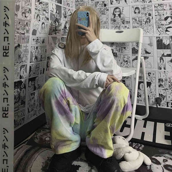women's pants & capris tie dye y2k aesthetic harajuku corduroy women hippie vintage loose wide leg korean street style trousers fe, Black;white
women's pants & capris tie dye y2k aesthetic harajuku corduroy women hippie vintage loose wide leg korean street style trousers fe, Black;white