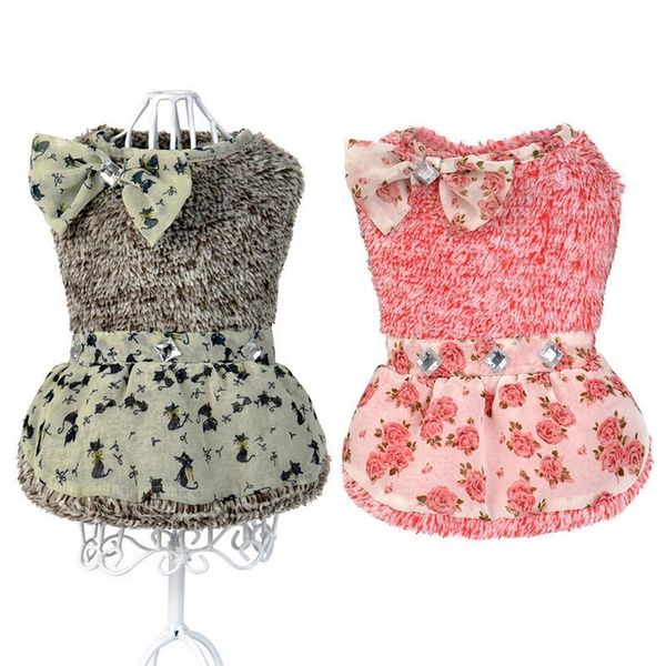 dog apparel pet sweater dress clothing beautifully printed bow design comfortable warm waist large rhinestone ornaments
dog apparel pet sweater dress clothing beautifully printed bow design comfortable warm waist large rhinestone ornaments
