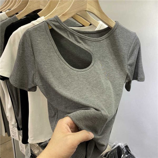 2021 fashion t shirts wind women's open chest short sleeve spring and summer stretch fitness yoga, White
2021 fashion t shirts wind women's open chest short sleeve spring and summer stretch fitness yoga, White