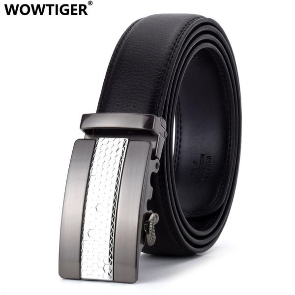 belts wowtiger black width 35mm cowhide genuine leather belt for men male automatic buckle mens, Black;brown
belts wowtiger black width 35mm cowhide genuine leather belt for men male automatic buckle mens, Black;brown