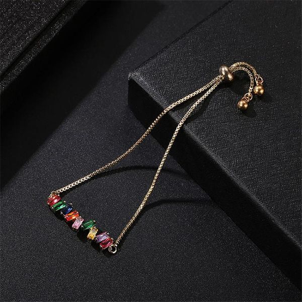 adjustable charm bracelets ladies multicolor cubic zirconia tennis bangle sparkling strand bracelet fine jewelry, Golden;silver
adjustable charm bracelets ladies multicolor cubic zirconia tennis bangle sparkling strand bracelet fine jewelry, Golden;silver