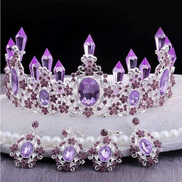 hair clips & barrettes pink fuchisa wedding crown bridal tiaras with earrings princess for women bride headband head piece jewelry, Golden;silver
hair clips & barrettes pink fuchisa wedding crown bridal tiaras with earrings princess for women bride headband head piece jewelry, Golden;silver