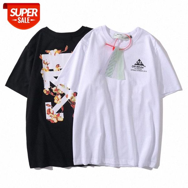 european and american tide brand off letter flower arrow printing short-sleeved t-shirt ow white men women couple bottoming shirt #8p4d, White;black
european and american tide brand off letter flower arrow printing short-sleeved t-shirt ow white men women couple bottoming shirt #8p4d, White;black