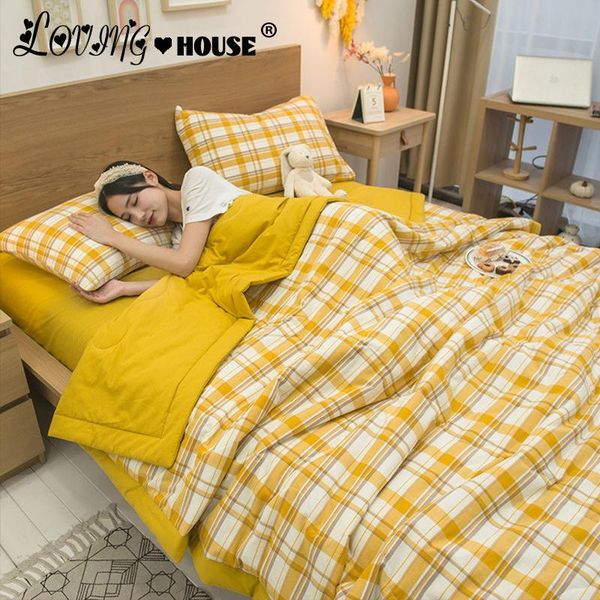 blankets nordic washed cotton summer thin quilt washable bed sheet set plaid bedspread on the sofa blanket decorative
blankets nordic washed cotton summer thin quilt washable bed sheet set plaid bedspread on the sofa blanket decorative