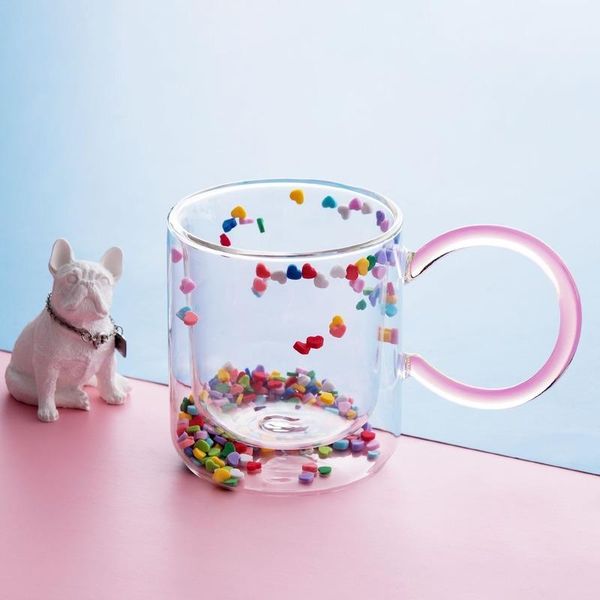 wine glasses 1 pcs korea double love quicksand glass cute girl heart creative water cup transparent juice milk
wine glasses 1 pcs korea double love quicksand glass cute girl heart creative water cup transparent juice milk