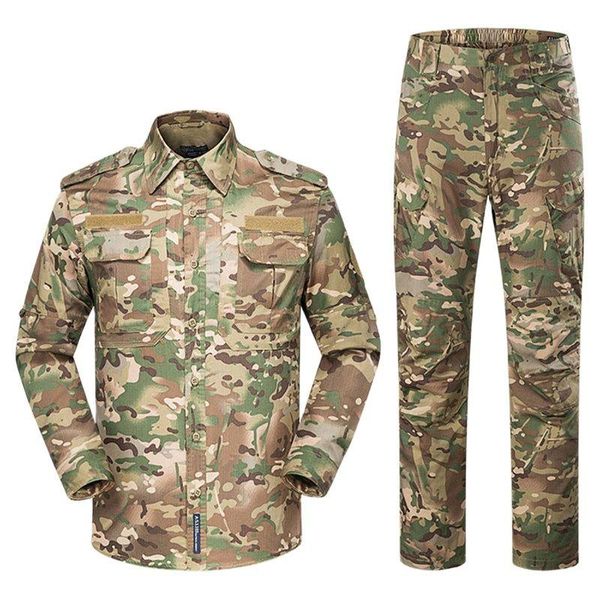 camouflage tactical uniform suit men multi pockets military shirt cargo pants army soldier durable working clothing men's tracksuits, Gray
camouflage tactical uniform suit men multi pockets military shirt cargo pants army soldier durable working clothing men's tracksuits, Gray