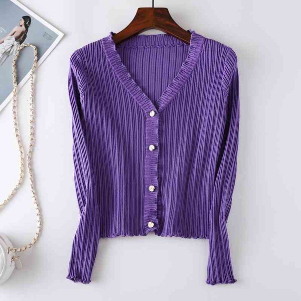 women's knits & tees noble purple cardigan women's pure color t-shirt han fan foreign style short spring and summer air conditioni, White
women's knits & tees noble purple cardigan women's pure color t-shirt han fan foreign style short spring and summer air conditioni, White