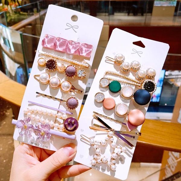 hair accessories five kinds of pearls and acrylic resin clips glitter crystal hairpin elegant clip gifts for women girls, Slivery;white
hair accessories five kinds of pearls and acrylic resin clips glitter crystal hairpin elegant clip gifts for women girls, Slivery;white