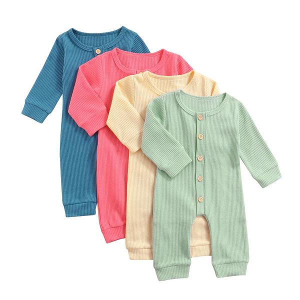rompers baby girls boys outfits autumn winter solid long sleeve single breasted jumpsuits, Blue
rompers baby girls boys outfits autumn winter solid long sleeve single breasted jumpsuits, Blue
