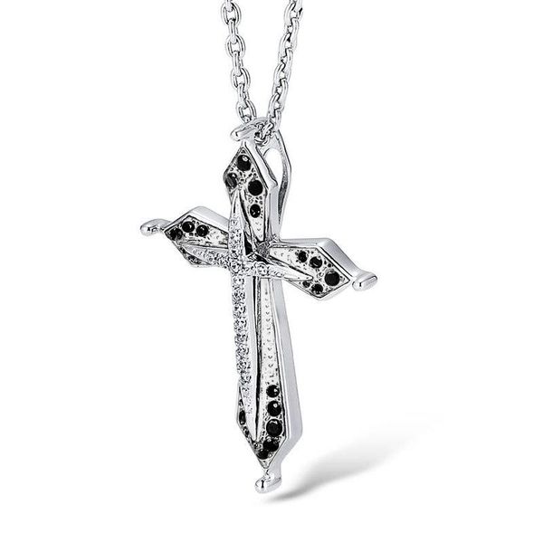 simple wild cross female pendant necklace couple chain inlaid zircon copper silver color jewelry necklaces
simple wild cross female pendant necklace couple chain inlaid zircon copper silver color jewelry necklaces