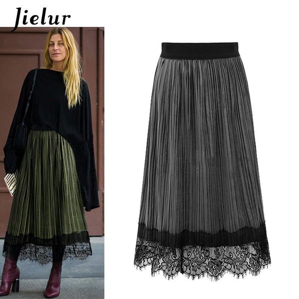 skirts street fashion lace pleated women's skirt winter autumn elegant faldas mujer casual ladies jupe femme, Black
skirts street fashion lace pleated women's skirt winter autumn elegant faldas mujer casual ladies jupe femme, Black