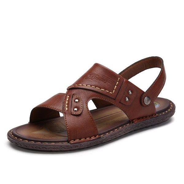 sandals summer for men leather beach breathable comfortable soft slippers flip-flops 2021 size 39-44, Black
sandals summer for men leather beach breathable comfortable soft slippers flip-flops 2021 size 39-44, Black
